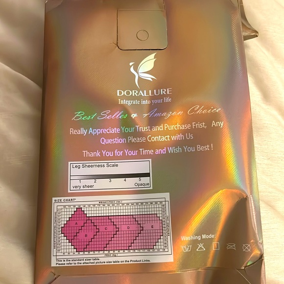 Dorallure Elegance Slimming & Secret.   Stockings with lace - Picture 4 of 6